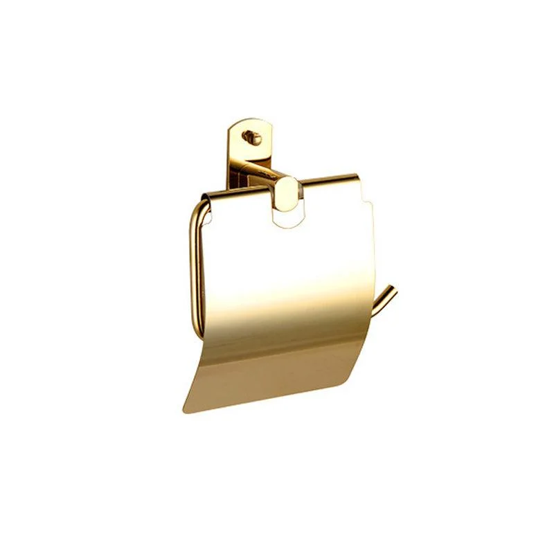 Polished Gold 4 Piece Bathroom Accessory Set Brass Bathroom Hardware -Bathlova