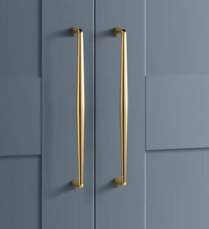 Polished Gold Cabinet and Drawer Handles -Bathlova