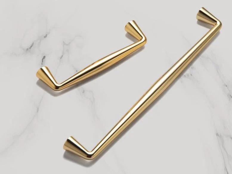 Polished Gold Cabinet and Drawer Handles -Bathlova