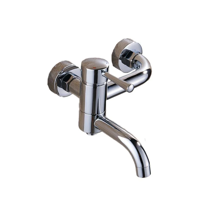 Popular Bathtub Tap Swivel Spout Wall Mounted Tub Filler Trim -Bathlova