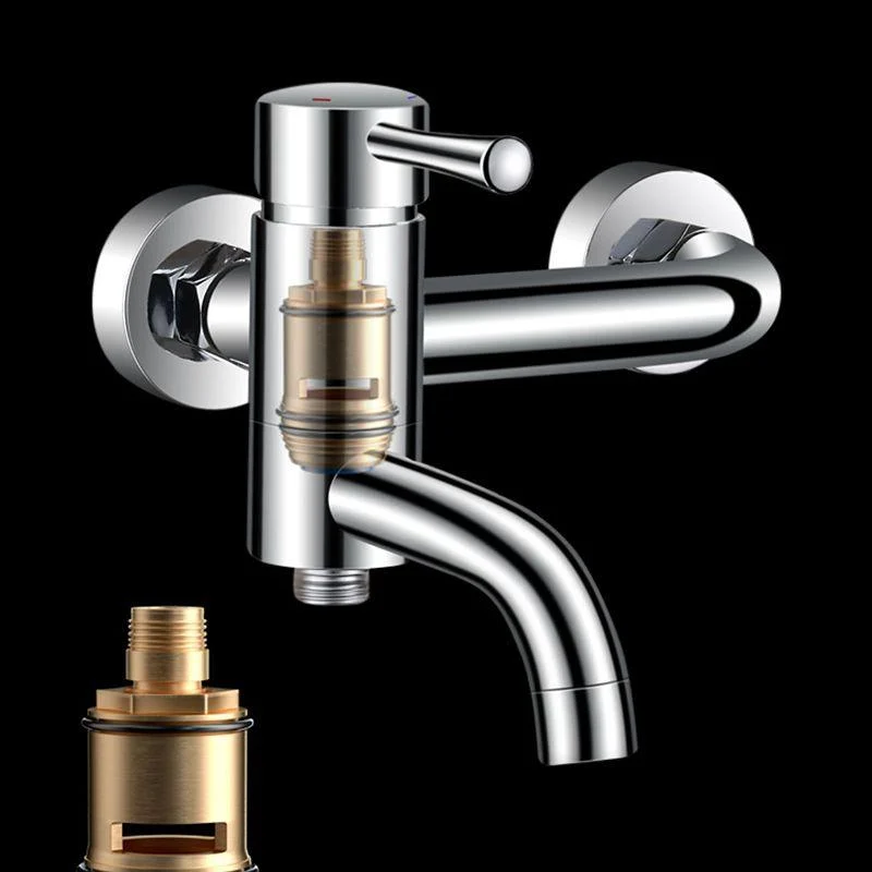 Popular Bathtub Tap Swivel Spout Wall Mounted Tub Filler Trim -Bathlova