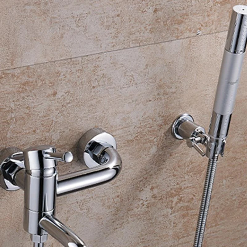 Popular Bathtub Tap Swivel Spout Wall Mounted Tub Filler Trim -Bathlova