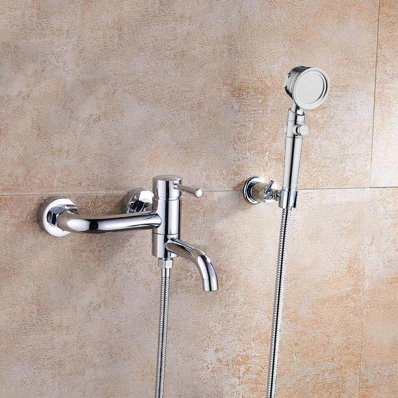 Popular Bathtub Tap Swivel Spout Wall Mounted Tub Filler Trim -Bathlova