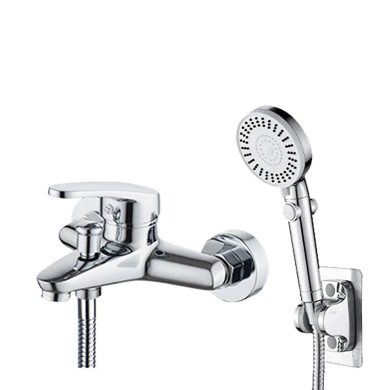 Popular Wall Mount Tub Tap Fixed Lever Handle Bath Filler Trim -Bathlova