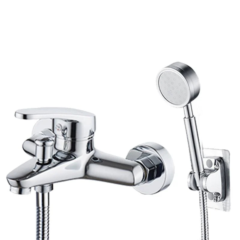 Popular Wall Mount Tub Tap Fixed Lever Handle Bath Filler Trim -Bathlova