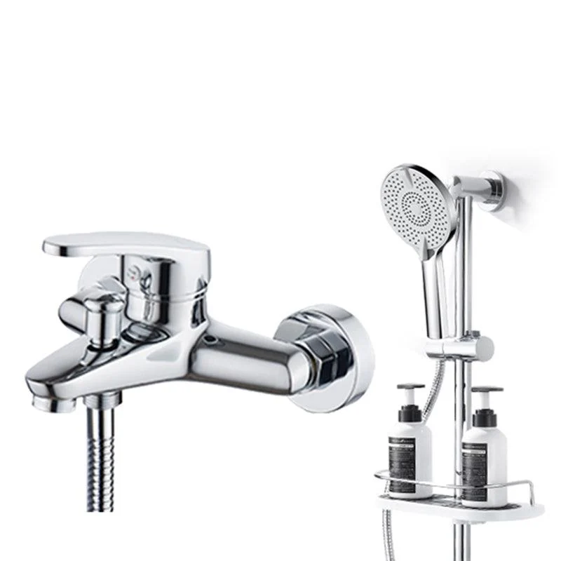 Popular Wall Mount Tub Tap Fixed Lever Handle Bath Filler Trim -Bathlova