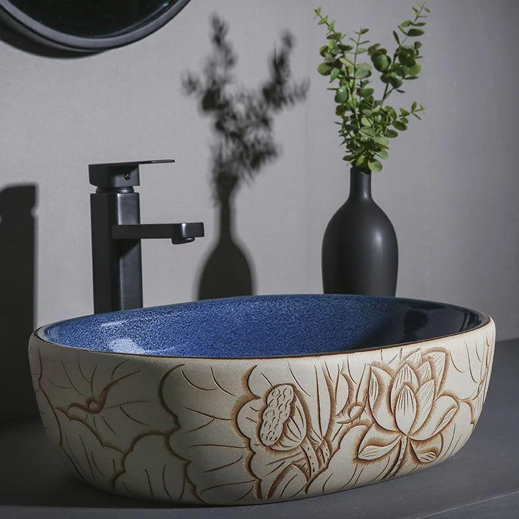 Porcelain Trough Bathroom Sink Modern Circular Trough Bathroom Sink -Bathlova