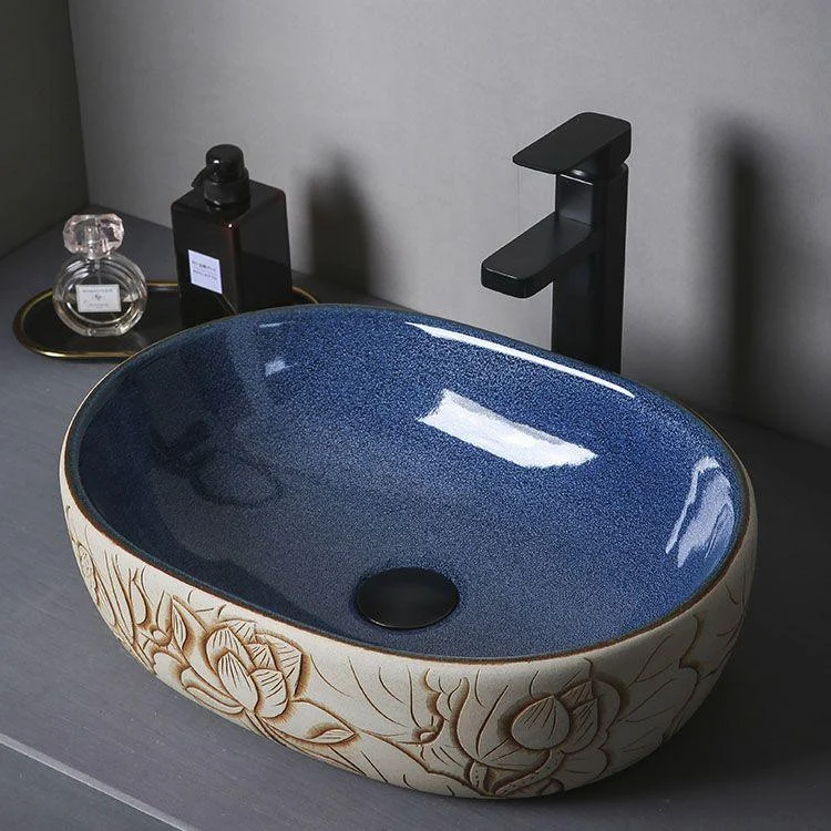 Porcelain Trough Bathroom Sink Modern Circular Trough Bathroom Sink -Bathlova