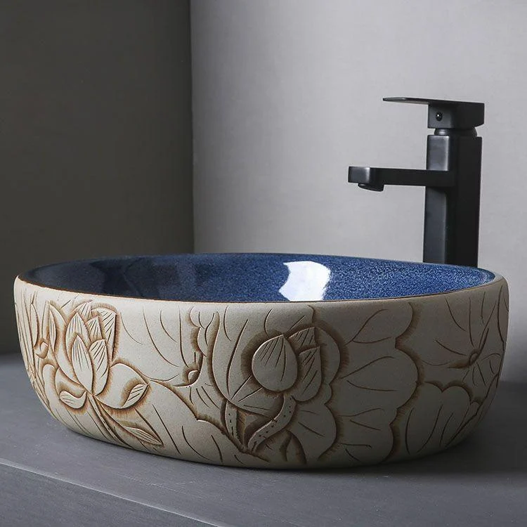 Porcelain Trough Bathroom Sink Modern Circular Trough Bathroom Sink -Bathlova