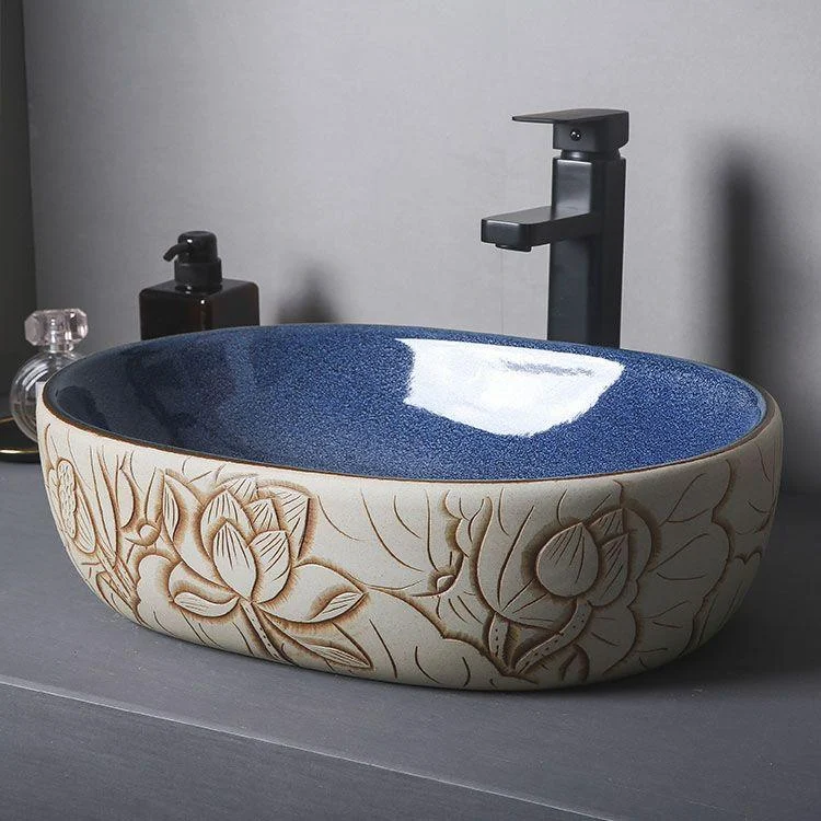 Porcelain Trough Bathroom Sink Modern Circular Trough Bathroom Sink -Bathlova