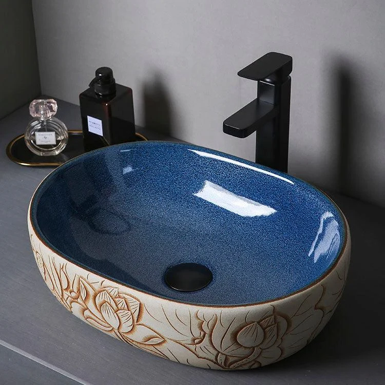 Porcelain Trough Bathroom Sink Modern Circular Trough Bathroom Sink -Bathlova