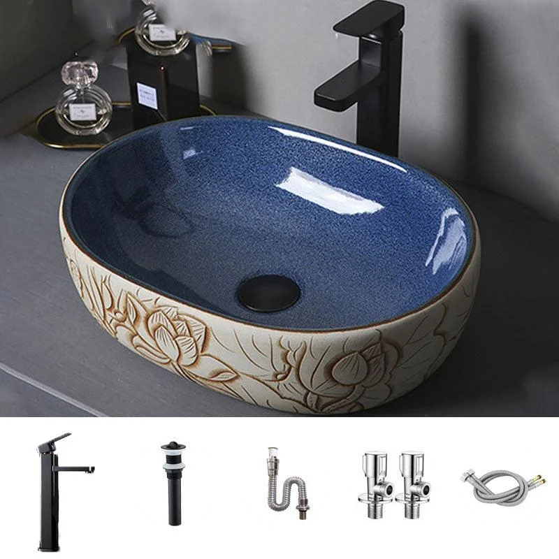 Porcelain Trough Bathroom Sink Modern Circular Trough Bathroom Sink -Bathlova