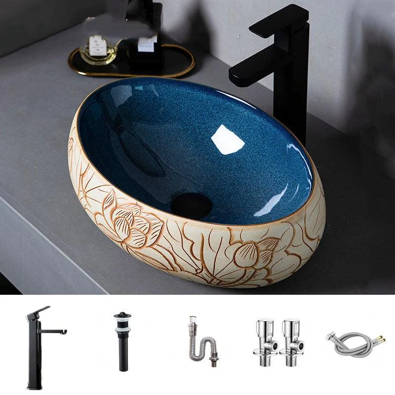 Porcelain Trough Bathroom Sink Modern Circular Trough Bathroom Sink -Bathlova