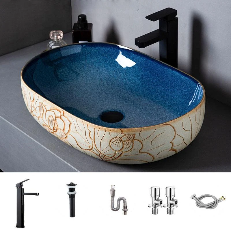 Porcelain Trough Bathroom Sink Modern Circular Trough Bathroom Sink -Bathlova