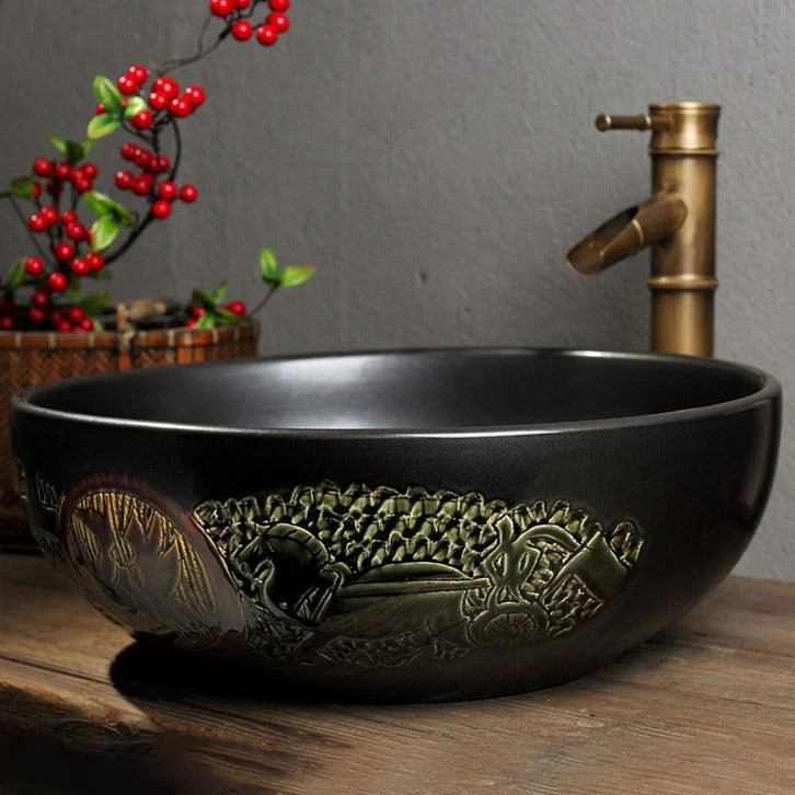 Porcelain Trough Bathroom Sink Traditional Trough Bathroom Sink -Bathlova