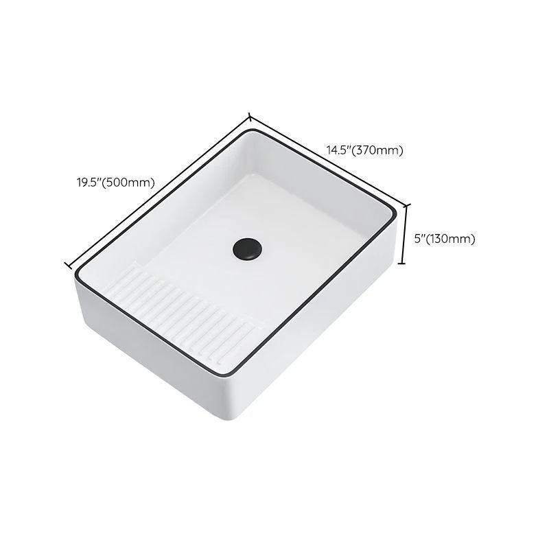 Porcelain Trough Bathroom Sink Traditional Trough Bathroom Sink With Basin -Bathlova