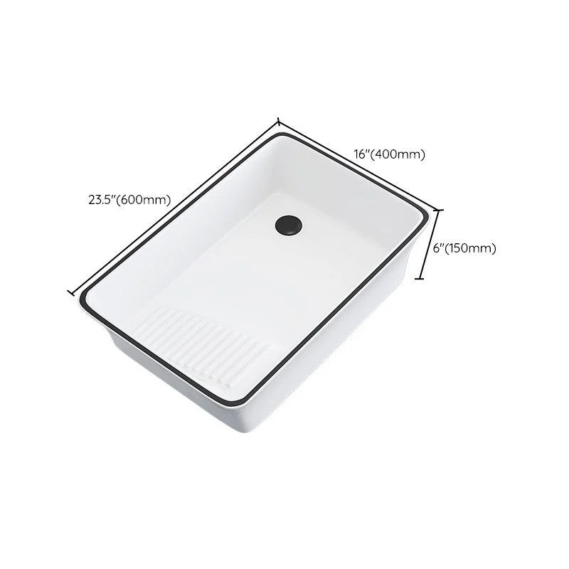 Porcelain Trough Bathroom Sink Traditional Trough Bathroom Sink With Basin -Bathlova