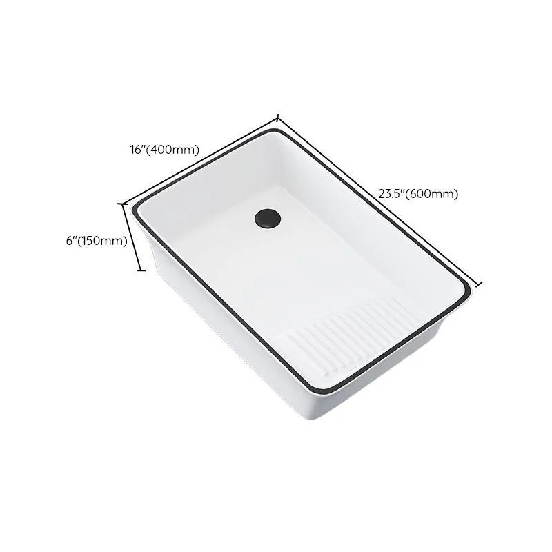 Porcelain Trough Bathroom Sink Traditional Trough Bathroom Sink With Basin -Bathlova