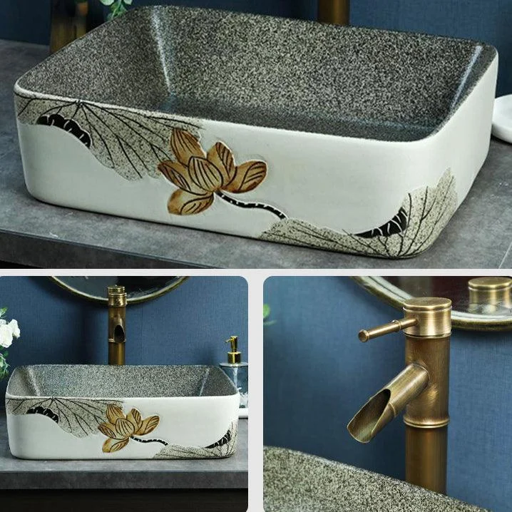 Porcelain Vessel Bathroom Sink Modern No Craftsmanship Vessel Bathroom Sink Only -Bathlova