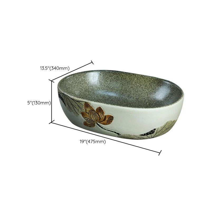 Porcelain Vessel Bathroom Sink Modern No Craftsmanship Vessel Bathroom Sink Only -Bathlova