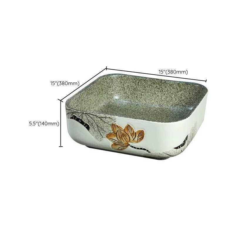 Porcelain Vessel Bathroom Sink Modern No Craftsmanship Vessel Bathroom Sink Only -Bathlova