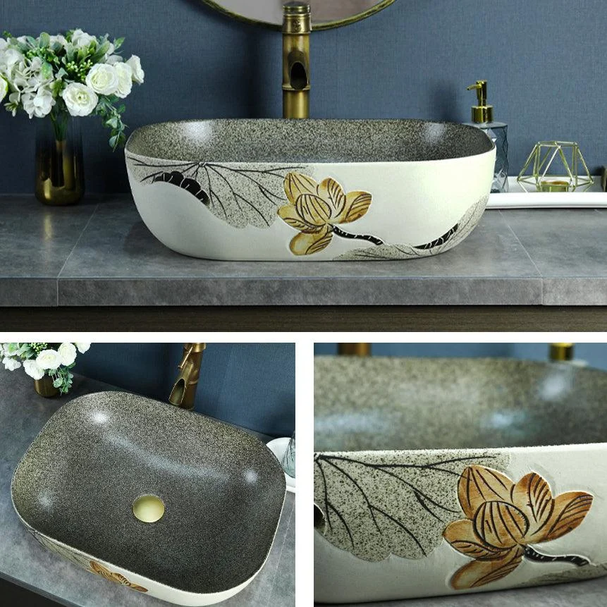 Porcelain Vessel Bathroom Sink Modern No Craftsmanship Vessel Bathroom Sink Only -Bathlova