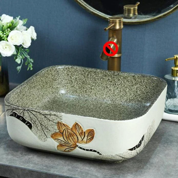 Porcelain Vessel Bathroom Sink Modern No Craftsmanship Vessel Bathroom Sink Only -Bathlova