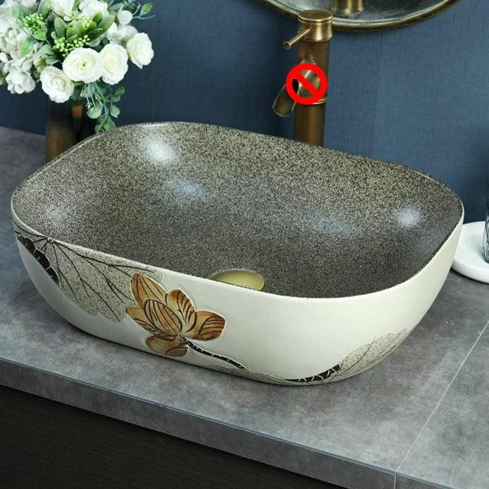 Porcelain Vessel Bathroom Sink Modern No Craftsmanship Vessel Bathroom Sink Only -Bathlova