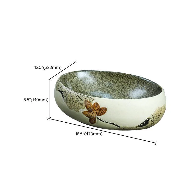 Porcelain Vessel Bathroom Sink Modern No Craftsmanship Vessel Bathroom Sink Only -Bathlova