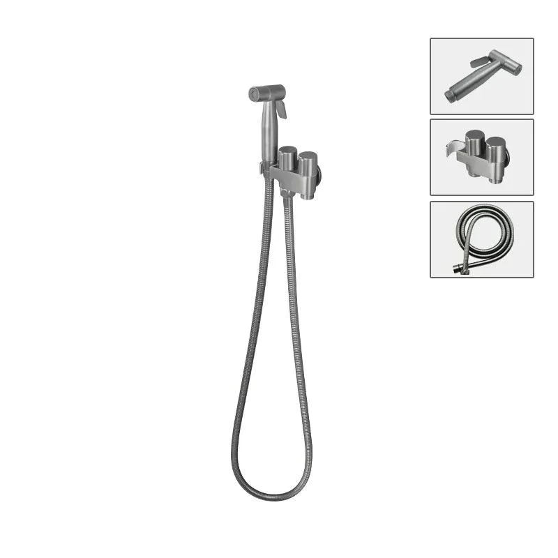 Portable Bidet Spray Gun Wall Mounted Stainless Steel Handheld Bidet -Bathlova