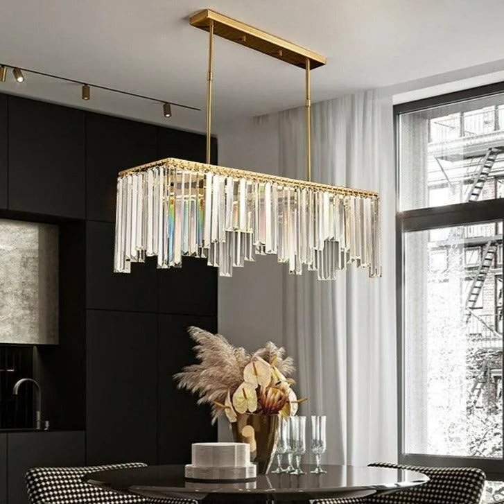 Priscilla - Modern Glass Crystal Chandelier -Bathlova