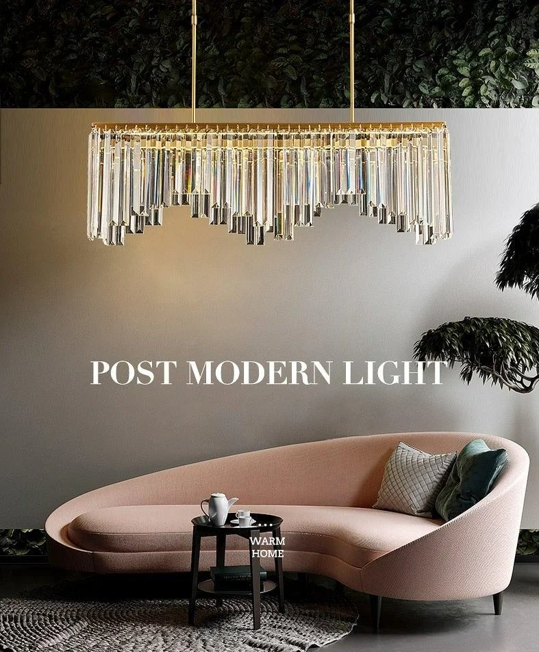 Priscilla - Modern Glass Crystal Chandelier -Bathlova