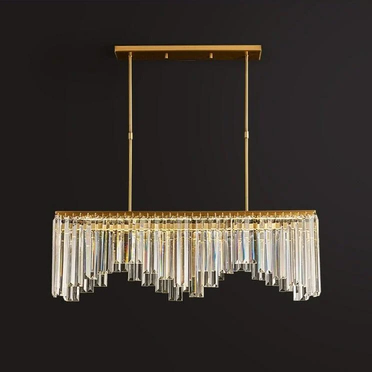 Priscilla - Modern Glass Crystal Chandelier -Bathlova