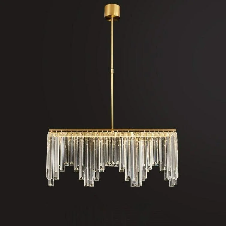 Priscilla - Modern Glass Crystal Chandelier -Bathlova