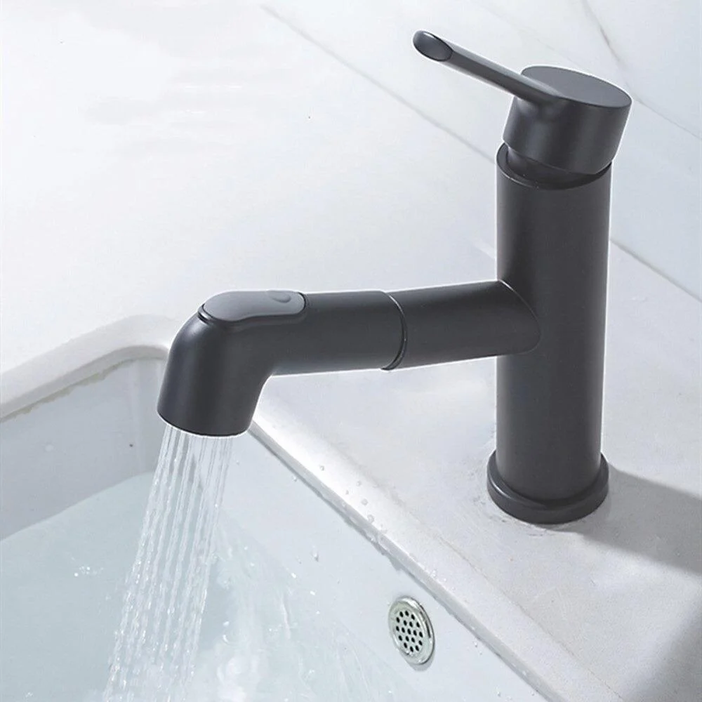 Pull Out Deck Mount Bathroom Basin Tap Mixer Tap -Bathlova