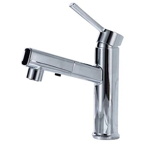 Pull Out Deck Mount Bathroom Basin Tap Mixer Tap -Bathlova