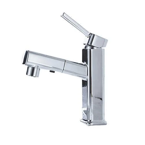 Pull Out Deck Mount Bathroom Basin Tap Mixer Tap -Bathlova