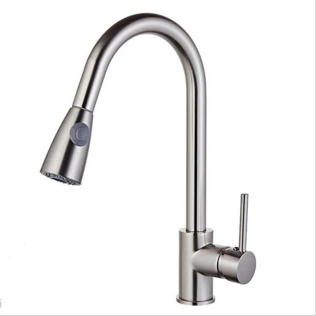 Pull Out Kitchen Sink Mixer Tap 360 Degree Rotation Kitchen Mixer Tap -Bathlova