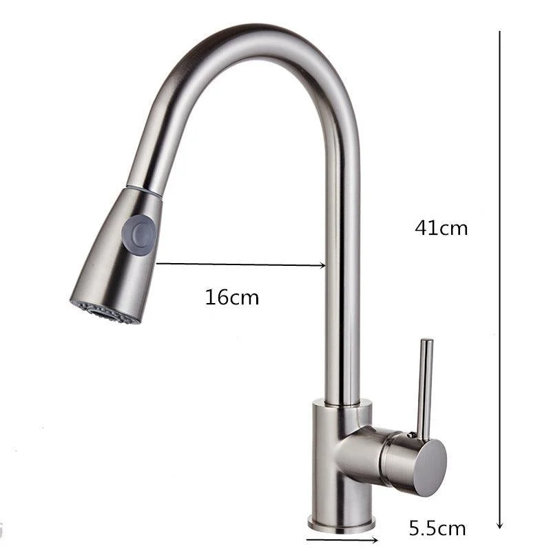 Pull Out Kitchen Sink Mixer Tap 360 Degree Rotation Kitchen Mixer Tap -Bathlova