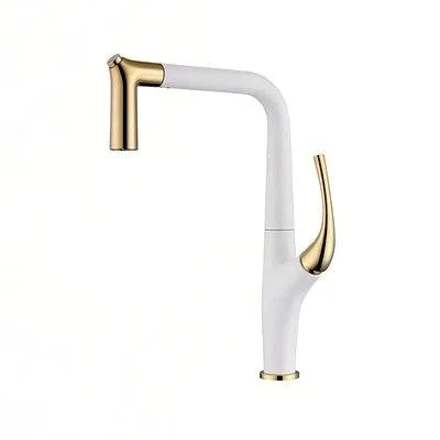 Pull Out Kitchen Tap Water Filter Tap Brass Crane For Kitchen Deck -Bathlova