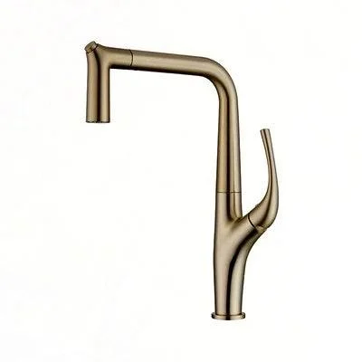 Pull Out Kitchen Tap Water Filter Tap Brass Crane For Kitchen Deck -Bathlova