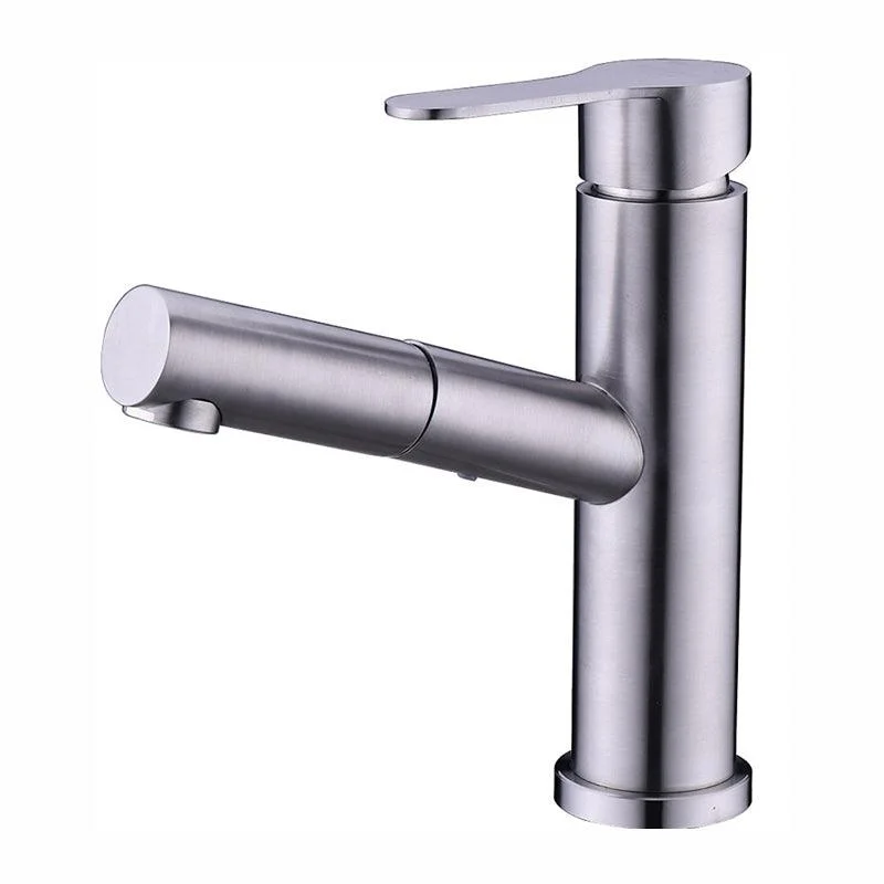 Pull-out Tap Contemporary Single Handle Tap with Swivel Spout -Bathlova