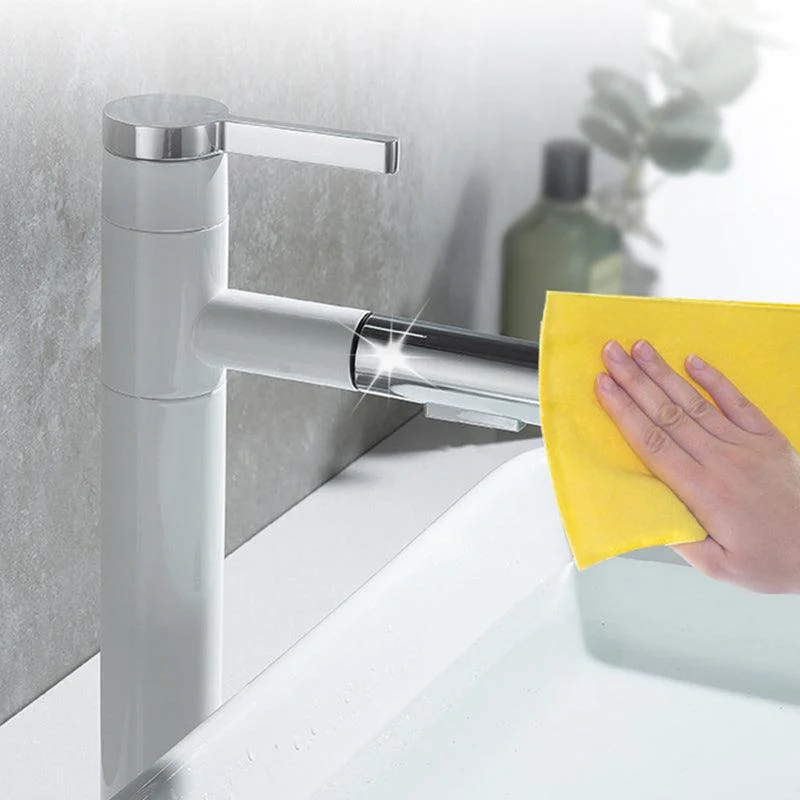 Pull-out Vessel Tap Modern Style Tap with One Lever Handle -Bathlova