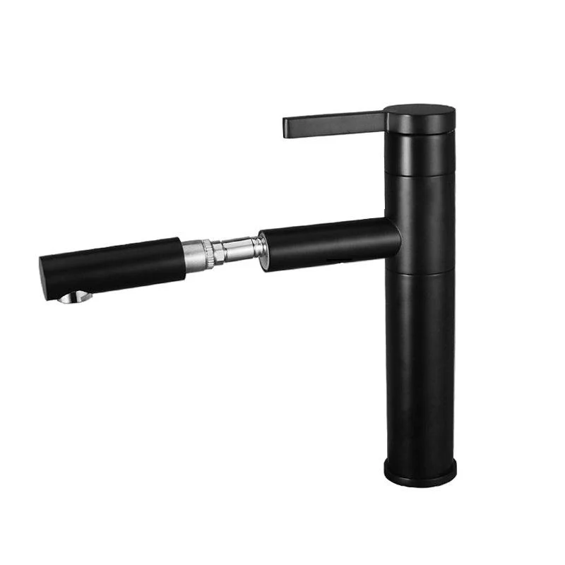 Pull-out Vessel Tap Modern Style Tap with One Lever Handle -Bathlova