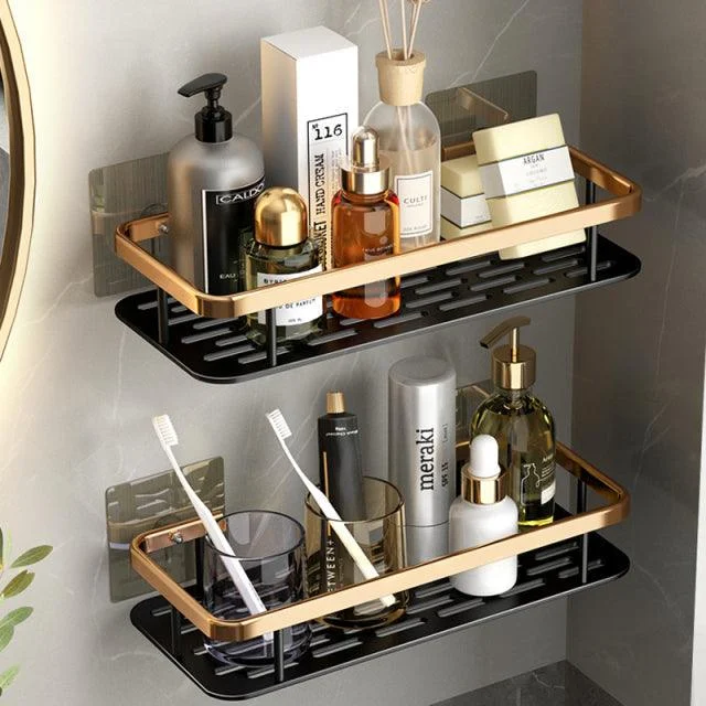 Punch-free Bathroom Shelf Shelves Shampoo Shower Storage Rack Holder -Bathlova