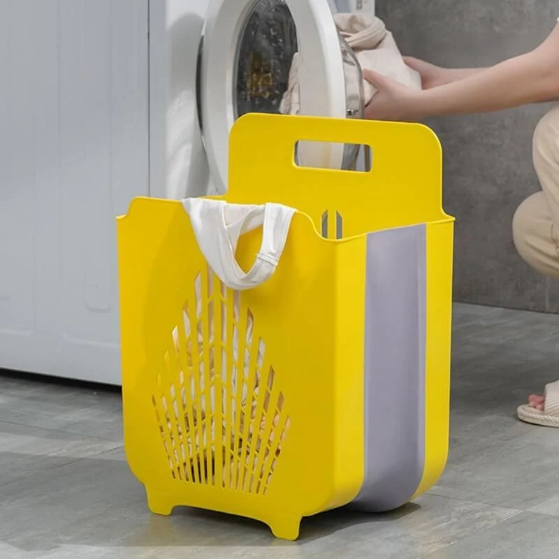 Punch-Free Collapsible Laundry Basket -Bathlova