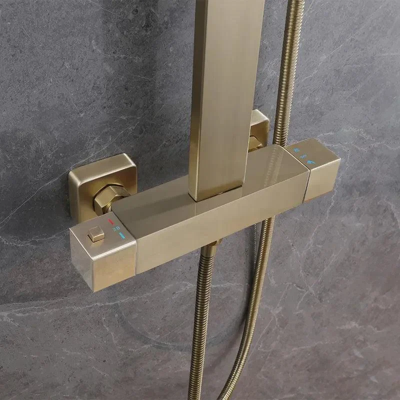 Rain Shower Head Thermostatic Shower System -Bathlova