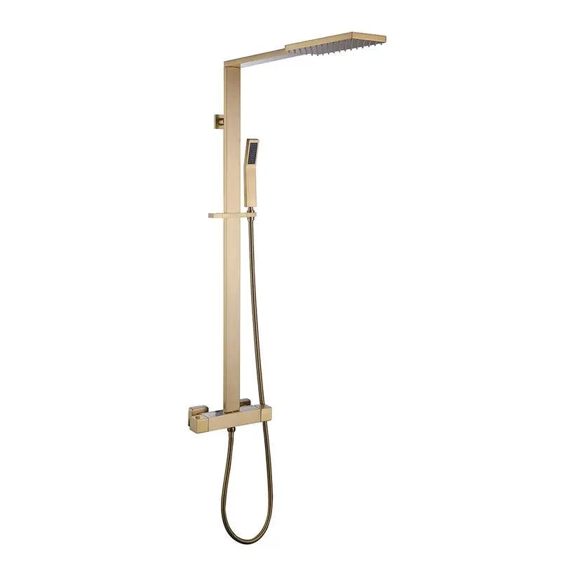 Rain Shower Head Thermostatic Shower System -Bathlova