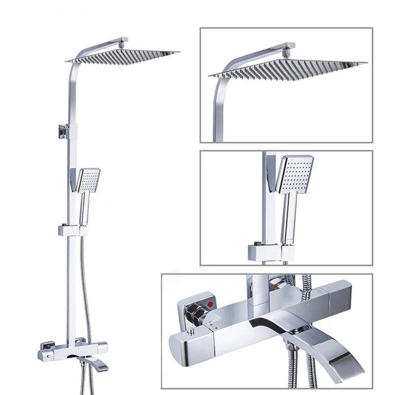 Rainfall Shower Set Shower Tap Hot and Cold Shower Tap Set -Bathlova