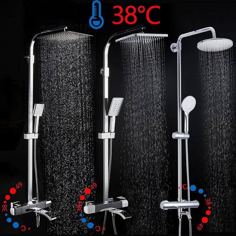 Rainfall Shower Set Shower Tap Hot and Cold Shower Tap Set -Bathlova